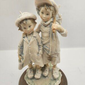 Rare Vintage Giuseppe Armani Hobo Children "The Orphans" Capodimonte Figurine